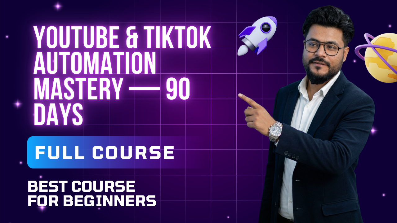 YouTube & TikTok Automation Mastery — 90 Days